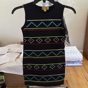 Nicole Miller Girls Embellished Tank Dress, S